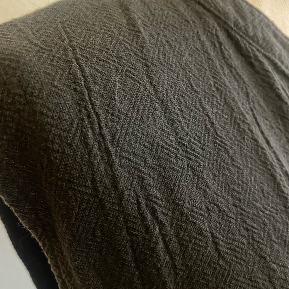 Esby Black Textured Cotton Tunic Dress - Picture 5 of 7